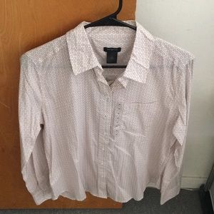Ann Taylor long sleeve button up shirt